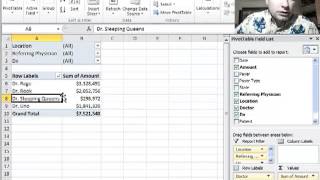 Excel Video 283 Manually Sorting Pivot Table Data [upl. by Ahsam609]