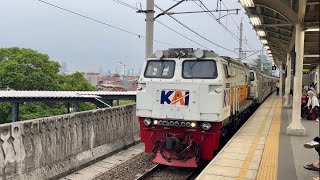 KA Elit Tapi Terlambat  Kumpulan Kereta Api dan Commuter Line di Stasiun Matraman [upl. by Marius319]