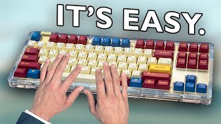 How to build your FIRST custom keyboard ON A BUDGET [upl. by Lekcar]