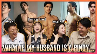 🇰🇷 KOREAN FAMILY PICKS MY PINOY HUSBAND  🇵🇭 Filipino Hotties and Artista RANKING  DASURI CHOI [upl. by Mirelle]