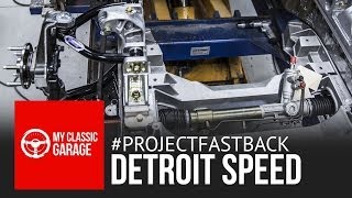 Project Fastback Receives Full Suspension from Detroit Speed Inc Track Attack [upl. by Burkhart765]