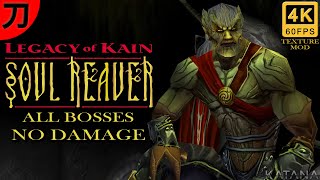 Legacy of Kain Soul Reaver All Bosses  No Damage [upl. by Rojam]