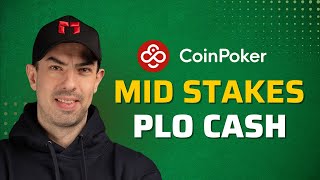 Mid Stakes PLO Cash Games on Coinpoker [upl. by Zednanref106]