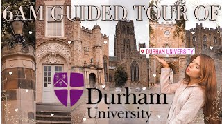 FRESHERS GUIDE TO DURHAM UNIVERSITY 2021  6AM GUIDED TOUR OF DURHAM UNIVERSITY Colleges  Cathedral [upl. by Borries]