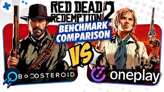 NEW OnePlay RTX 4060 vs BOOSTEROID  RED DEAD Redemption 2 Benchmark Comparison [upl. by Jaye501]