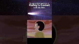 Halleys Comet ☄️ 28 July 2061  comment your age those time 👀  doraemon halleyscomet spacelife [upl. by Barsky]