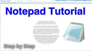 How to Use Notepad Notepad Tutorials A to Z Concepts [upl. by Nahtanaj]