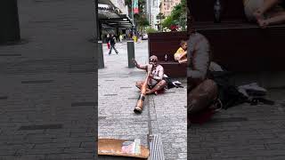 Didgeridoo music at the Mall  Brisbane Australia [upl. by Rosemaria]