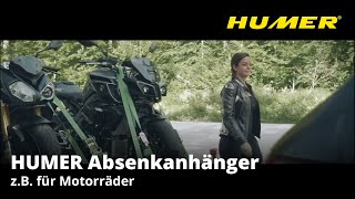 HUMER Absenkanhänger  Perfekt für Motorräder [upl. by Loni]