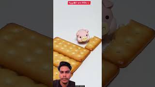 Piggy ne Sara biscuit kha liya chocolate cake food cookies snacks funny ytshorts [upl. by Zebapda71]