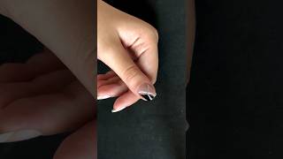 ✨🖤 easy n elegant nails naildesign nails nailart [upl. by Yerdua477]