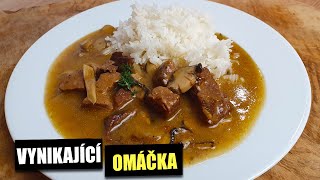 Hovězí na houbách s rýží  jednoduchý recept [upl. by Ydnic]