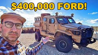 400000 ARMORED Ford Super Truck Destroys Rezvani road legal military truck [upl. by Banna]