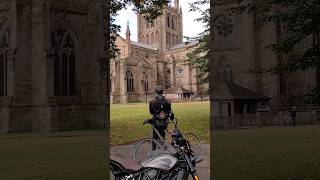 Sir Edward Elgar Has A New Bike  Hereford Cathedral motorcycle [upl. by Dett]