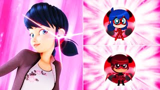 Miraculous 3D Transformations vs Chibi Transformations  Chibi All Transformations fukurouanimation [upl. by Helaine]