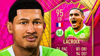 CAUGHT A VIBE 🎶 95 Futties Lacroix Player Review  FIFA 22 Ultimate Team [upl. by Lissy]