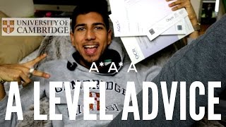 Ultimate A Level ADVICE  REVISION TIPS AAA  CAMBRIDGE UNIVERSITY STUDENT [upl. by Clarance]