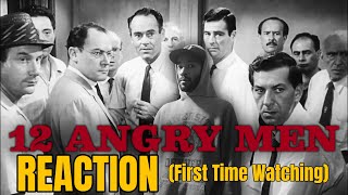 12 ANGRY MEN Movie Reaction 100 Movie Bucket List  6 [upl. by Lehpar587]