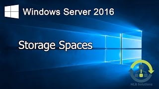 04 How to configure Storage Spaces on Windows Server 2016 Step by Step guide [upl. by Enitsyrhc]