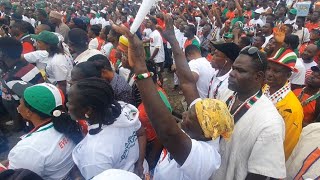 Electrifying atmosphere at NDC Manifesto launch at Winneba with John Mahama [upl. by Aili]