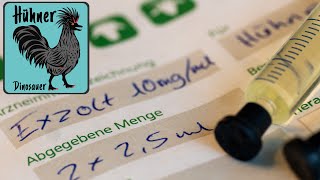 🩸🕷 Rote Vogelmilbe bekämpfen bei 🐔 Hühnern mit dem Medikament Exzolt [upl. by Kelam]