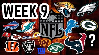 FULL NFL WEEK 9 Picks and Predictions 2024 [upl. by Allmon]