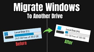 EASIEST Way to Migrate Windows to Another Drive FOR FREE SSD amp HDD [upl. by Arras]