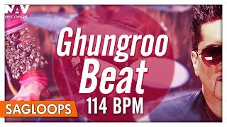 Ghungroo Beat 114 BPM  Bally Sagoo  Punjabi Dhol Loops  Nupur Audio [upl. by Shanahan267]