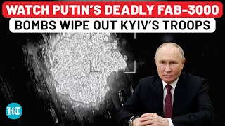 Putin’s Deadly FAB3000 Bombs Wreak Havoc In Ukraine ‘60 Soldiers Killed In Single Strike’  Watch [upl. by Ahtinak]