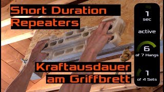 Kraftausdauer am Trainingsboard [upl. by Netsirhk91]