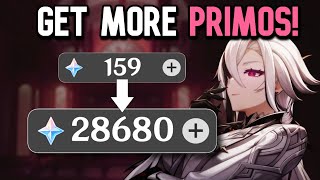 34 WAYS TO FARM PRIMOGEMS WITH F2P FRIENDLY OPTIONS 2024 Updated  Genshin Impact [upl. by Ardnac]