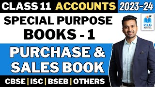 Purchase Book amp Sales Book  Special Purpose Books  1  Class 11  Accounts  CA Parag Gupta [upl. by Chiaki29]