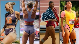 Anna Hall Heptathlon Track And Field she heads to her first Olympics Paris 2024 [upl. by Amelita]