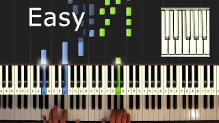 Alan Walker  Faded  Piano Tutorial Easy  How To Play Synthesia [upl. by Hiro255]