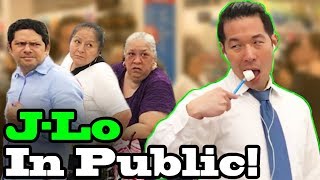 Jennifer Lopez JLo  DINERO  feat Cardi B DJ Khaled  SINGING IN PUBLIC [upl. by Alliuqat]