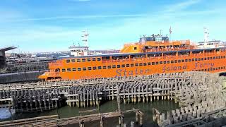 Worlds best free ferry ride  Staten Island Ferry to New York City [upl. by Retswerb]