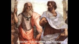 Aristotle on Women and Marriage philosophy [upl. by Brandais]