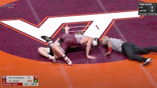 157lbs Bryce Andonian Virginia Tech vs Ed Scott NC State [upl. by Geiss]