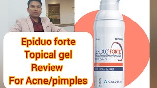 EPIDUO FORTE GEL मुँहासे में कैसा काम करता हैsubscribe acne acnescars acnecream productreview [upl. by Sinoda]