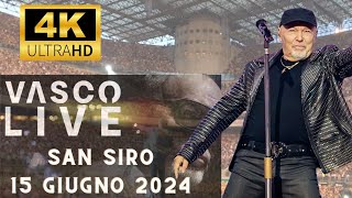 2024 Full Concerto Live Vasco Rossi San Siro 15 2 Giugno 2024 Milano Bibione [upl. by Koah]