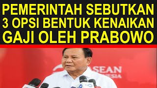 Breaking news bocoran 3 opsi bentuk kenaikan gaji dan tunjangan PNS dan pensiunan PNS tahun 2025 [upl. by Nunciata158]