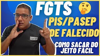 COMO SACAR PIS E FGTS DE FALECIDOSACAR FGTS DE UM FALECIDOCOMO SACAR FGTS DA PESSOA QUE JÁ FALECEU [upl. by Combs]