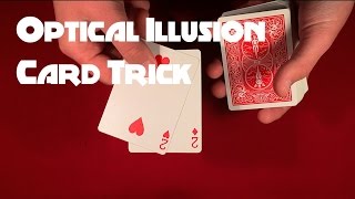 Impressive Optical Illusion Card Trick [upl. by Arayt]