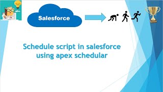 Schedule script in salesforce schedulable apex [upl. by Ellehcirt]