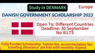 Fully and Free Funded Scholarship in DENMARK [upl. by Neall]