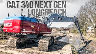 CAT 340 LRE NEXT GEN LONGREACH EXCAVATOR [upl. by Niuq]