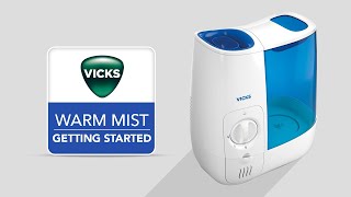 Vicks Warm Mist Humidifier VWM845  Getting Started [upl. by Anthe]