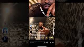 Funk Flex amp Rowdy Rebel live on Instagram  Previewing Rowdy Rebel “Reroute”Snippet before release [upl. by Ofella]