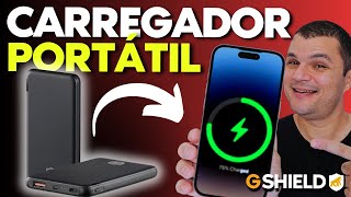 Melhor Carregador Portátil Powerfast para Android e Iphone  POWER BANK GSHIELD É BOM [upl. by Eeresed]