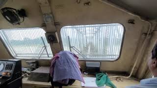 Inside GT46PAC EMD WDP4 Diesel Engine Premium AC Superfast Express Loco Cab Ride [upl. by Aleciram933]